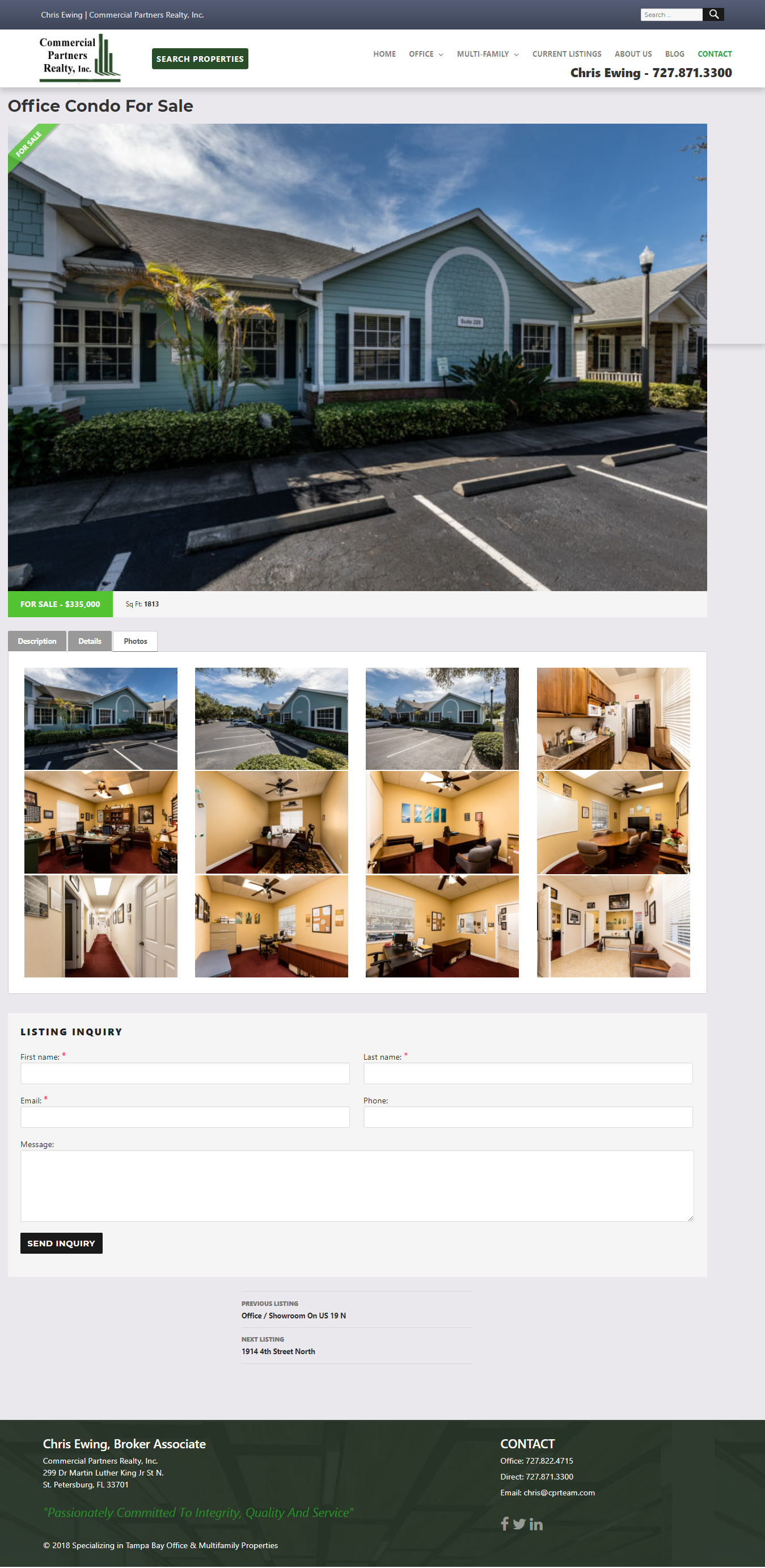 Ewing Real Estate Listing Page