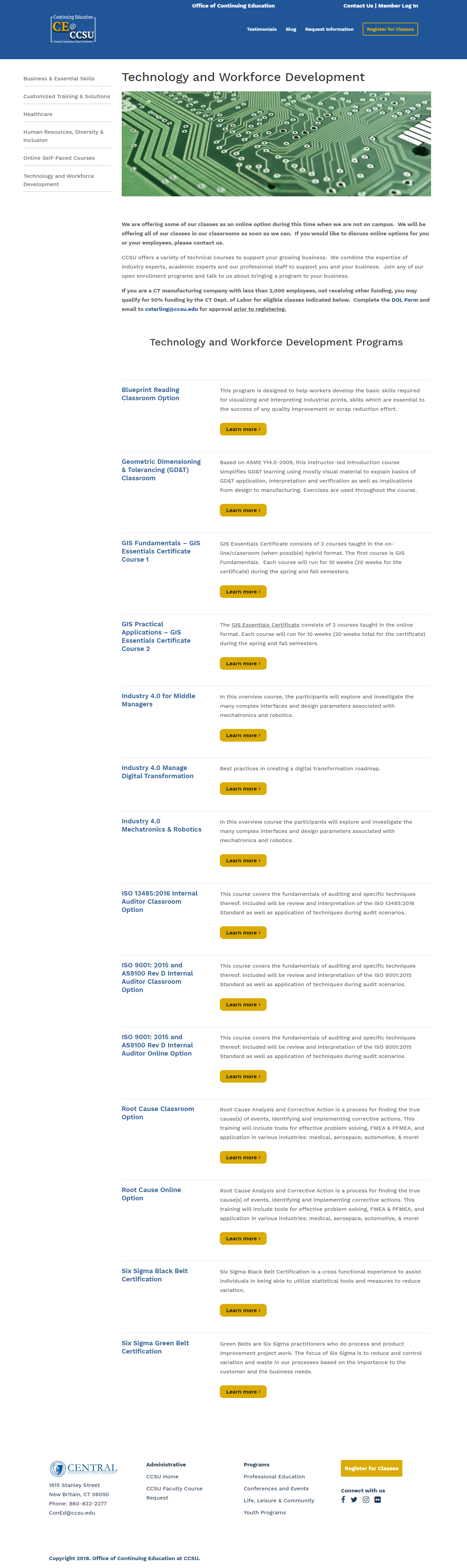 Tech & workforce dev